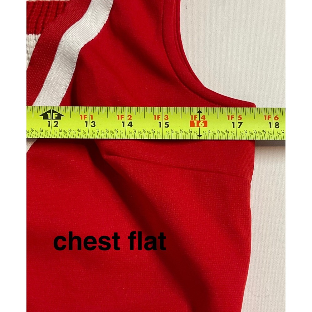 Vintage Varsity Spirit Cheerleader Uniform Set Red Black White 36 Small Medium - Picture 10 of 12